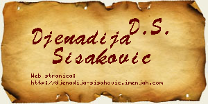 Đenadija Šišaković vizit kartica